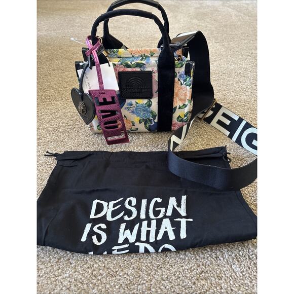 Kurt Geiger Handbags - Kurt Geiger Southbank Floral Canvas Tote Small Multicolor Hand Bag Crossbody NWT